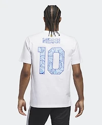 Adidas Men's Lionel Messi White Argentina National Team 2026 Away Jersey Hook Name Number T-Shirt