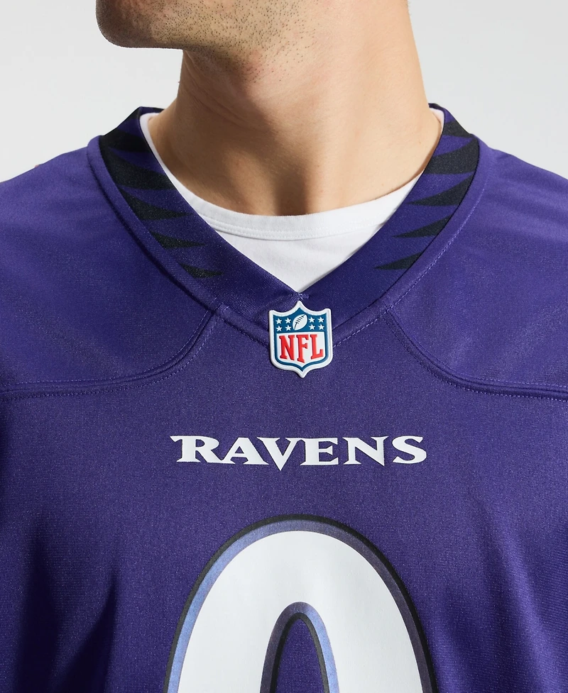 Nike Men's Roquan Smith Purple Baltimore Ravens Team Game Jersey