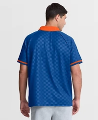 Fanatics Men's Royal New York Mets Homerun Raglan V-Neck Polo Shirt