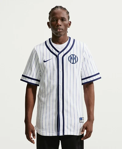 Nike Men's White Inter Milan Club Baseball Jersey
