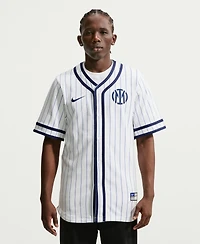 Nike Men's White Inter Milan Club Baseball Jersey