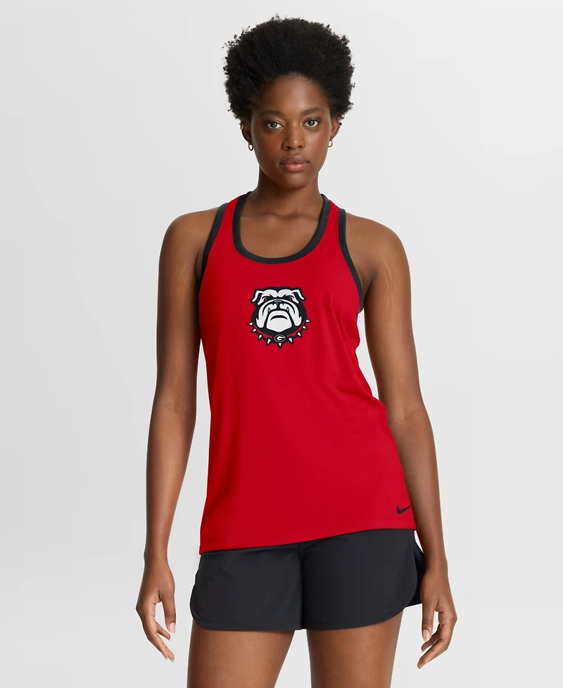 Nike Women's Red Georgia Bulldogs Racerback Tank Top