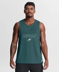 Nike Men's Midnight Green Philadelphia Eagles Kickoff Miler Dri-fit Tank Top