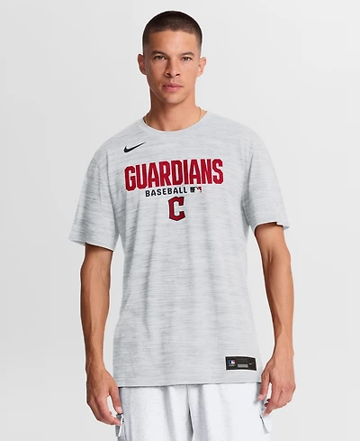 Nike Men's White Cleveland Guardians Authentic Collection Velocity Dri-fit T-Shirt