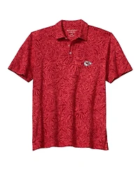 Tommy Bahama Men's Red Kansas City Chiefs IslandZone Wild Hibiscus Tri-Blend Polo Shirt