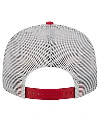 New Era Men's Red Kansas City Chiefs Core Team 9FIFTY Trucker Snapback Hat