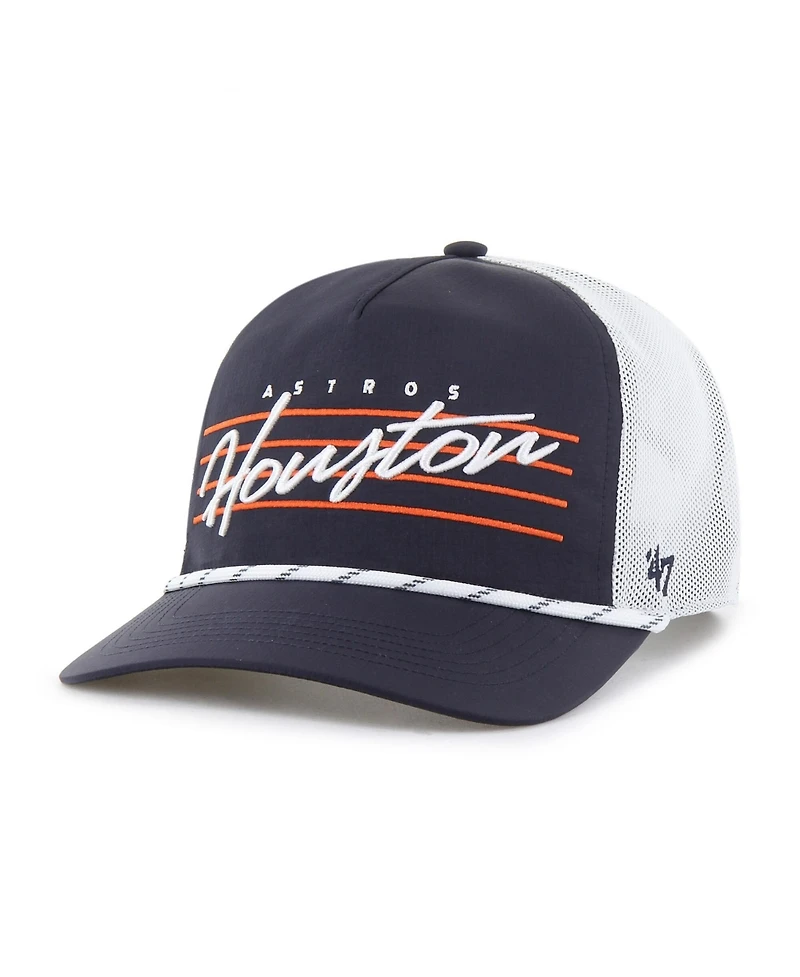 47 Brand Men's Navy Houston Astros Brrr Downburst Mesh Hitch Adjustable Hat