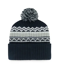 '47 Brand Big Boys and Girls Navy Dallas Cowboys Polar Vortex Cuffed Knit Pom Hat