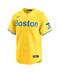 Nike Men's Garrett Crochet Gold Boston Red Sox Alternate Limited Jersey