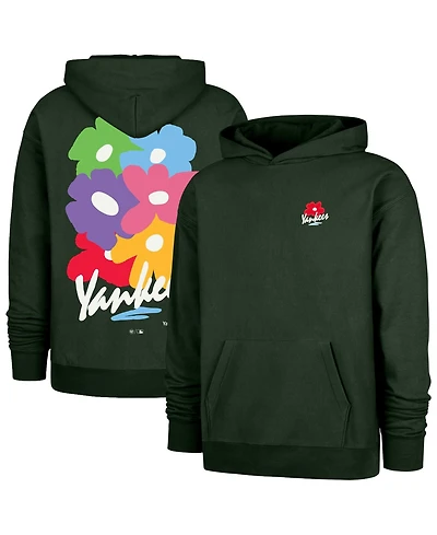 '47 Brand Men's Dark Green New York Yankees Gallery Foundation Hoodie Sweatshirt