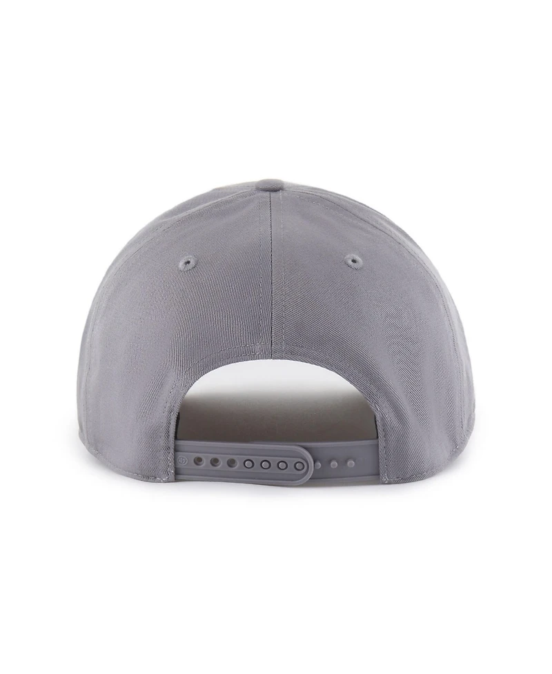 47 Brand Men's Gray Los Angeles Angels Foundational Hitch Adjustable Hat