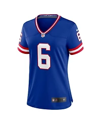Nike Women's Jaxson Dart Royal New York Giants Alternate 2 Classic Game Jersey