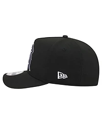 New Era Men's Black Los Angeles Angels Motion A-Frame 9FIFTY Snapback Hat