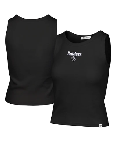 '47 Brand Women's Las Vegas Raiders Cropped Ribbed Tank Top