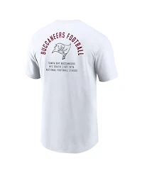 Nike Men's White Tampa Bay Buccaneers Split Logo T-Shirt