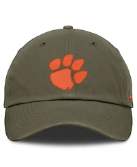 Nike Men's and Women's Olive Clemson Tigers Primetime Club Adjustable Hat