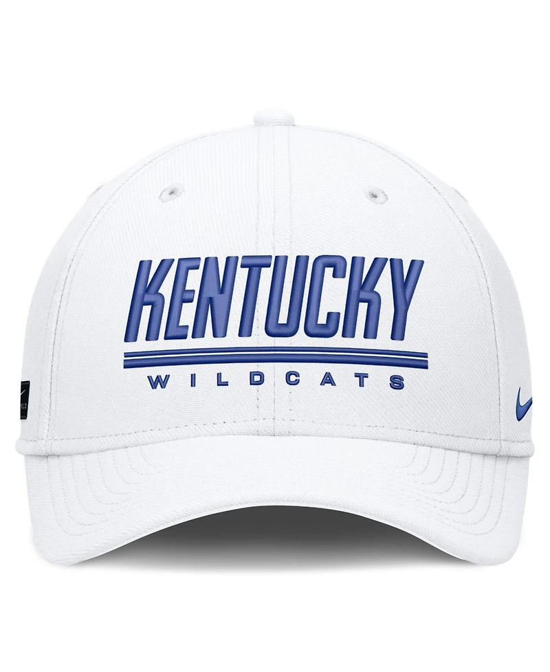 Nike Men's White Kentucky Wildcats Game Day Rise Swooshflex Hat