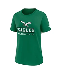 Nike Women's Kelly Green Philadelphia Eagles Sideline Alt Dri-fit T-Shirt