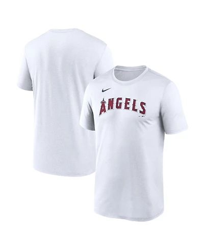 Nike Men's White Los Angeles Angels New Legend Wordmark Dri-fit T-Shirt