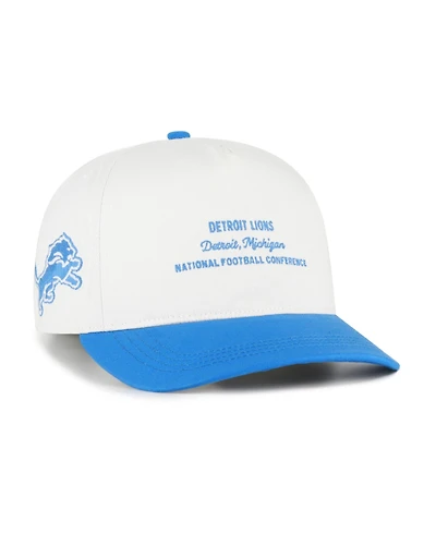 '47 Brand Men's White Detroit Lions Contemporary Two-Tone Hitch Adjustable Hat
