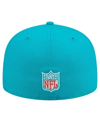 New Era Men's Aqua Miami Dolphins 59FIFTY Fitted Hat