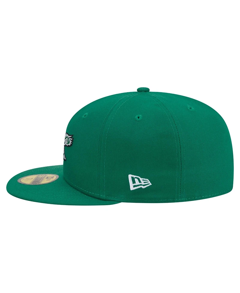 New Era Men's Kelly Green Philadelphia Eagles 59FIFTY Fitted Hat
