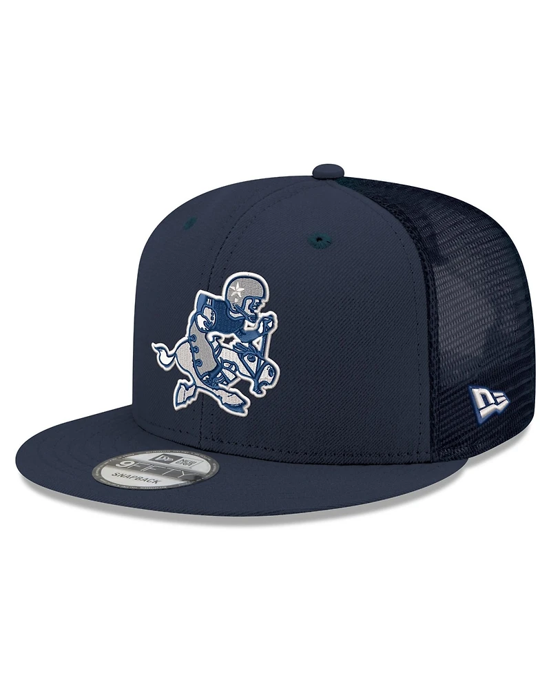 New Era Men's Navy Dallas Cowboys Core Team 9FIFTY Trucker Snapback Hat