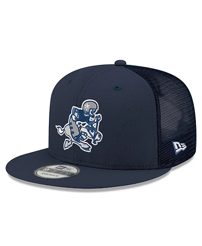 New Era Men's Navy Dallas Cowboys Core Team 9FIFTY Trucker Snapback Hat