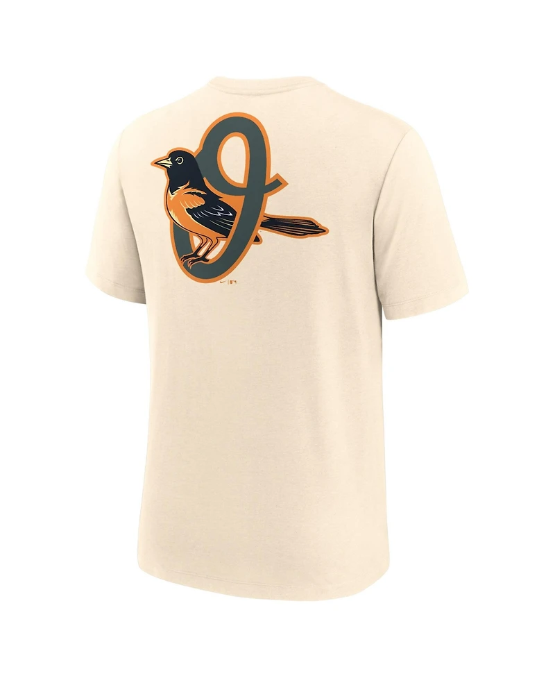 Nike Men's Tan Baltimore Orioles City Connect Legacy Tri-Blend T-Shirt
