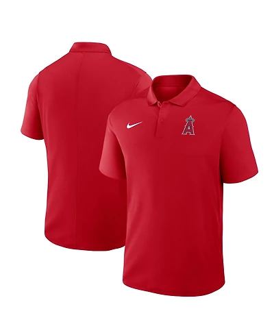 Nike Men's Red Los Angeles Angels Dri-fit Victory Polo Shirt