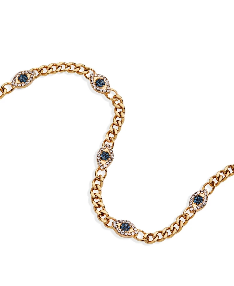 Alex and Ani Evil Eye Curb Chain Inline Bracelet