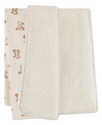 Huggies Baby Boys' and Girls' Allover Bear Graphic Print Blanket
