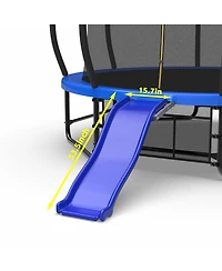 Zeny Outdoor trampoline slide