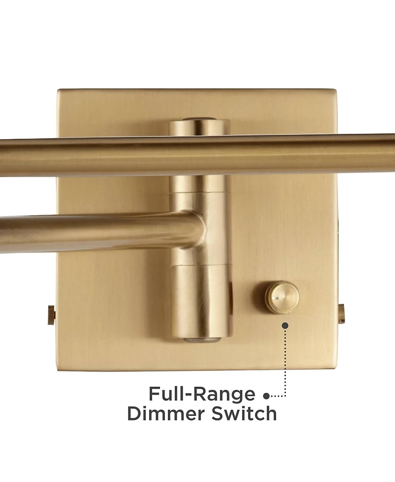 Barnes and Ivy Alta Plug-In Swing Arm Wall Lamp