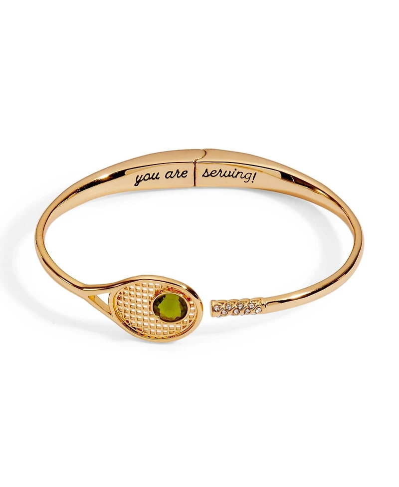 Alex and Ani Tennis Racket 'You Are Serving' Hinge Cuff Bracelet