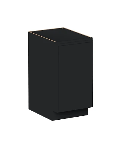 Boyel Living 18"W Full Height Door Base Cabinet, Ready to Assemble Kitchen Cabinet with Solid Wood Frame, Soft-Close Slides and Hinges