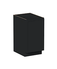 Boyel Living 18"W Full Height Door Base Cabinet, Ready to Assemble Kitchen Cabinet with Solid Wood Frame, Soft-Close Slides and Hinges