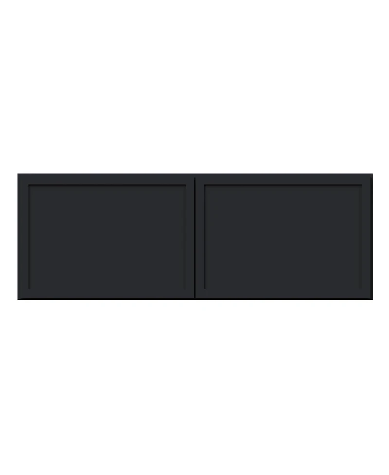 Boyel Living 33"x12" Double Door Short Wall Cabinet, Ready to Assemble Kitchen Cabinet with Solid Wood Frame, Soft-Close Slides and Hinge