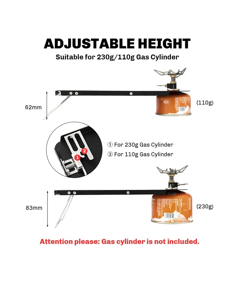 Piscifun Ultralight Folding Camp Table Aluminum Alloy Solo Outdoor Camping