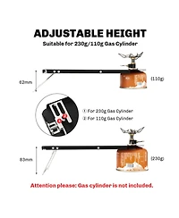 Piscifun Ultralight Folding Camp Table Aluminum Alloy Solo Outdoor Camping