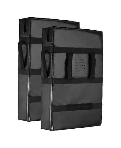 Hongge Football Blocking Pads 24 x 16 in 2-Pack High-Density Sponge Kick Shield Dummies with Handles