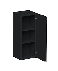 Boyel Living 15"x36" Standard Wall Cabinet (1 Door 2 Shelves), Ready to Assemble Kitchen with Solid Wood Frame, Soft-Close Slides and Hinge