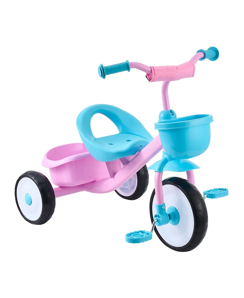 Hongge 3 Wheel Carbon Steel Adjustable Tricycle, Ages 2-5