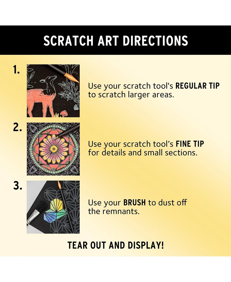 Brea Reese Scratch Art: Paper Pad