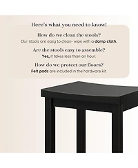Grain & Grove 24 Inch Counter Height Stool