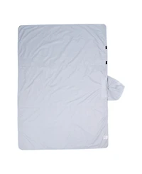 Hongge Wearable Waterproof Stadium Camping Blanket 79 x 59 in Polyester Fleece with Hook and Loop Fasteners