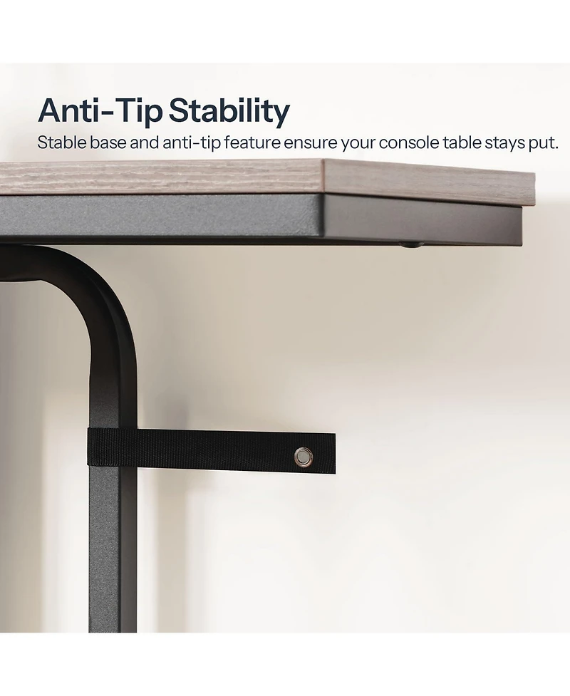 Slickblue Modern 29.5" 2-Tier Narrow Entryway Table for Hallway and Living Room
