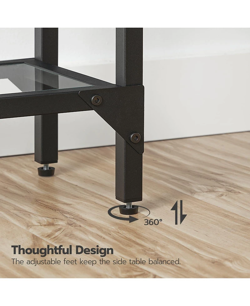 Slickblue 39.4-Inch Entryway Console Table with Durable Metal Frame