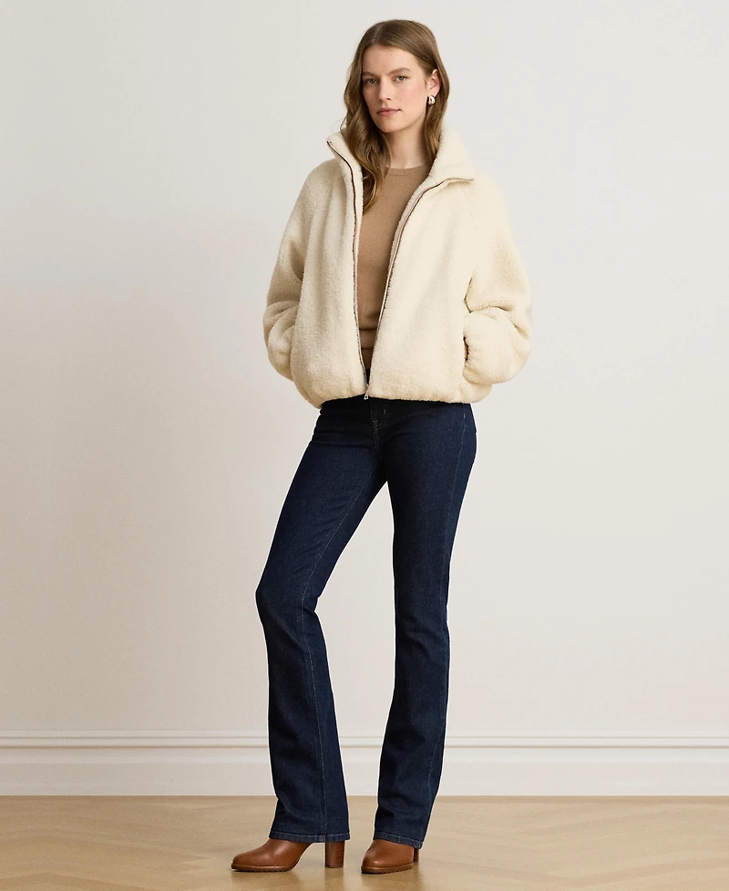 Lauren Ralph Women's Sherpa Puffer Coat