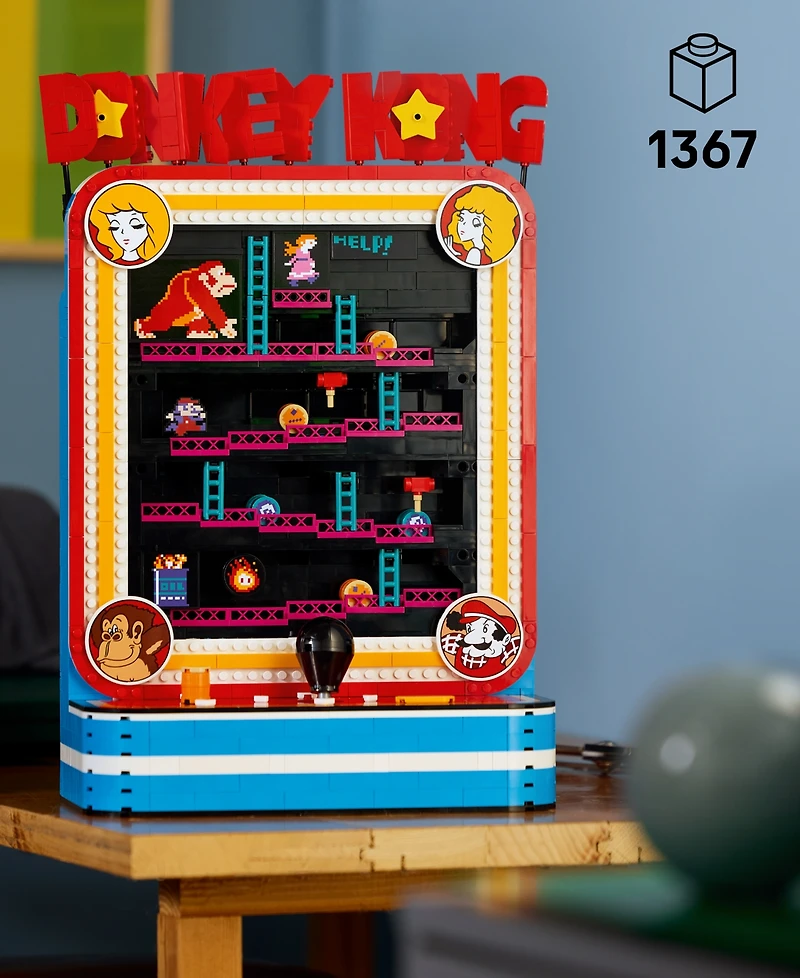 Lego Super Mario Donkey Kong Arcade 72051 1371-Piece Building Set Ages 18+
